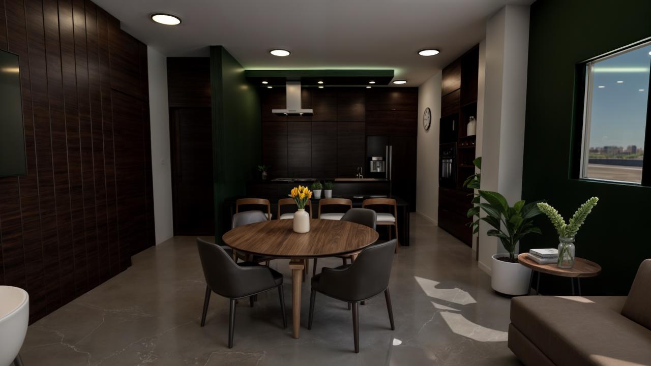 Departamento 01 Calella Living